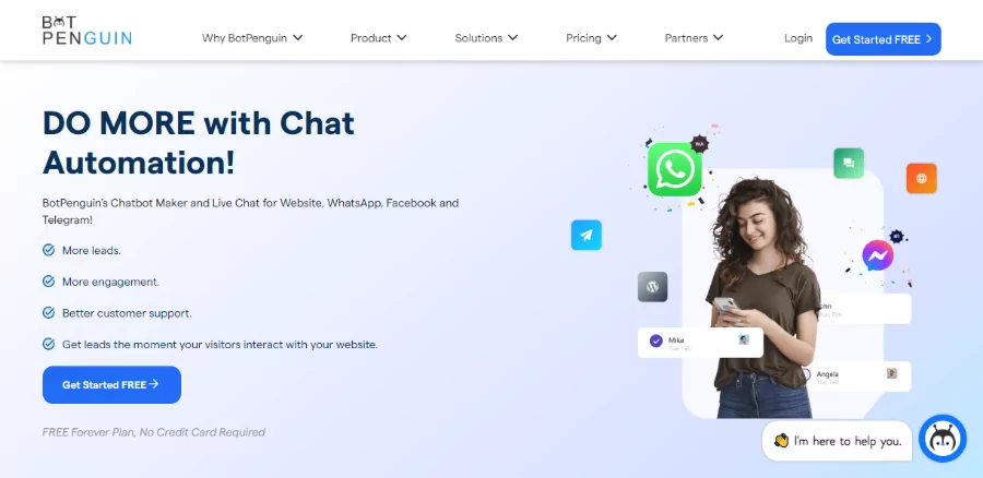 botpenguin wordpress chatbot plugin