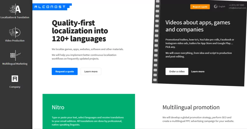 alconost best website  localization service