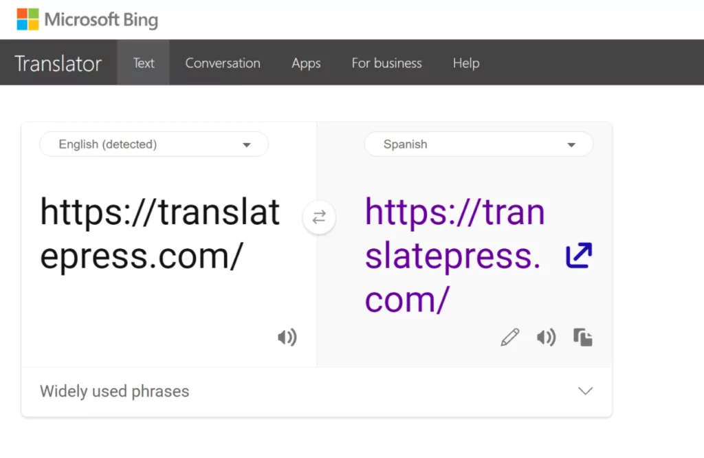 Bing Translator