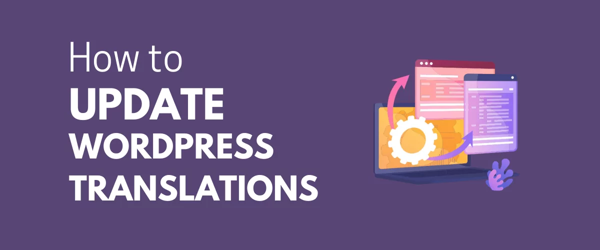 how to update wordpress translations