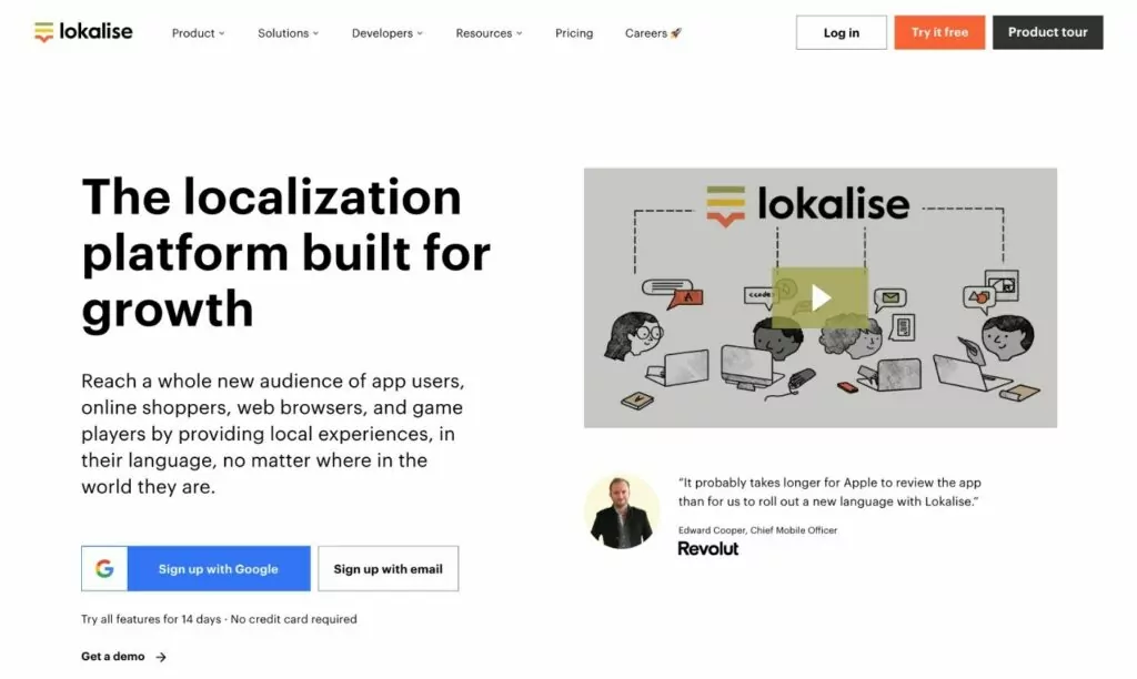 Lokalise localization services