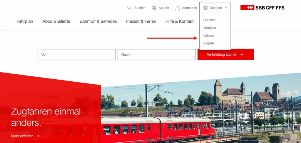 multilingual website switzerland