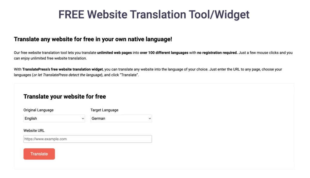 translate whole page with this website translation tool