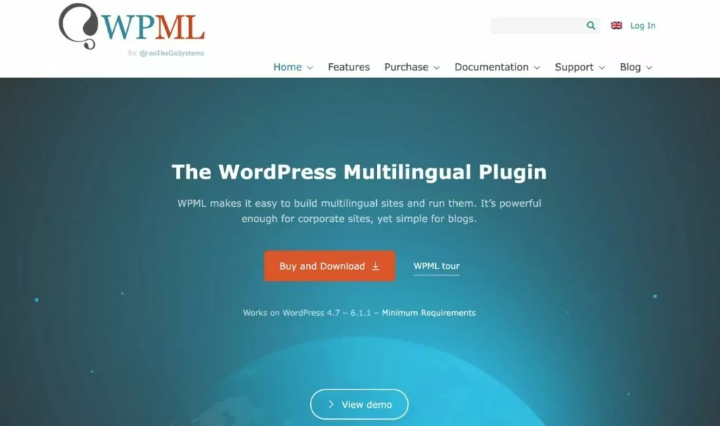 WPML localization services website